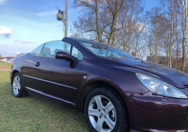Peugeot 307 CC cena 8900 przebieg: 225250, rok produkcji 2004 z Leśnica małe 172
